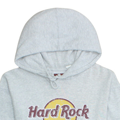 Mens UK Size L Hard Rock Cafe Grey Pullover Hoodie
