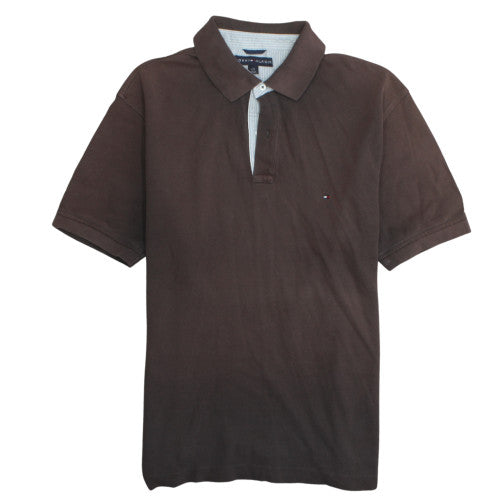 Mens UK Size L Tommy Hilfiger 100% Cotton Polo Shirt