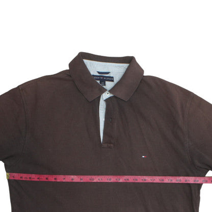 Mens UK Size L Tommy Hilfiger 100% Cotton Polo Shirt