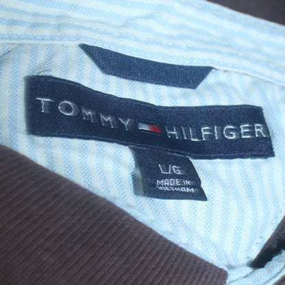 Mens UK Size L Tommy Hilfiger 100% Cotton Polo Shirt