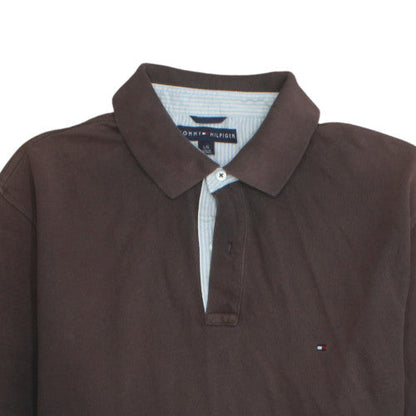 Mens UK Size L Tommy Hilfiger 100% Cotton Polo Shirt