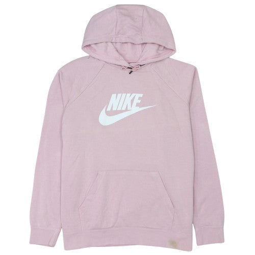 Womens UK Size XL Nike Pink Pullover Hoodie