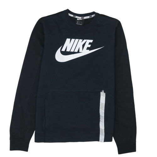 Mens UK Size S Nike Black Pullover Sweatshirt