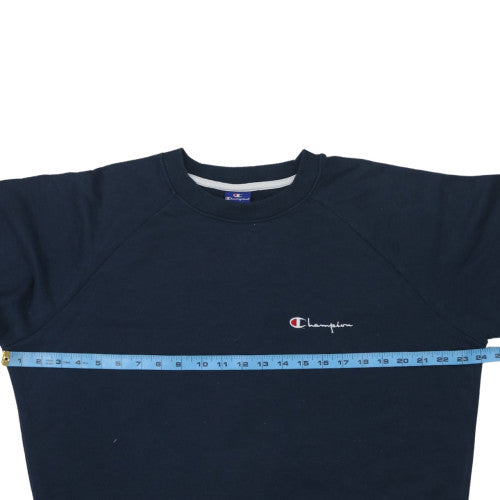 Mens UK Size 2XL Champion Blue Pullover Sweatshirt