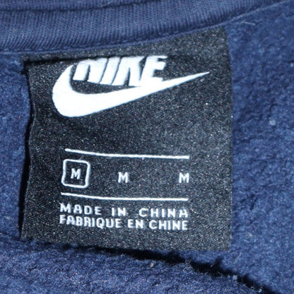 Mens UK Size M Nike Blue Full Zip Hoodie
