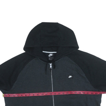 Mens UK Size XL Nike Black Full Zip Hoodie
