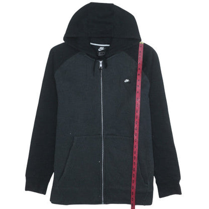 Mens UK Size XL Nike Black Full Zip Hoodie