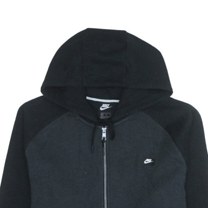 Mens UK Size XL Nike Black Full Zip Hoodie