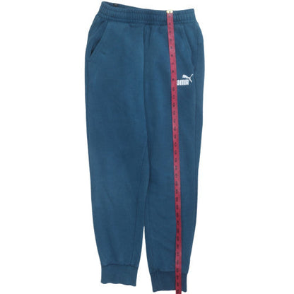 Puma Men's Blue Fleece Jogger Sweatpants S Regular Fit Activewear