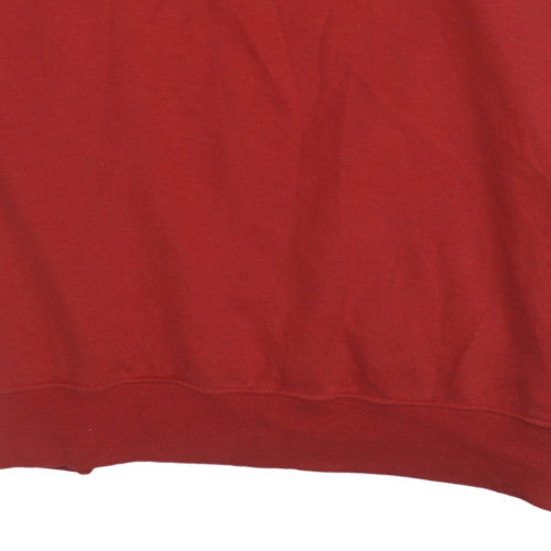Mens UK Size 3XLT U.S. Polo Assn. Red Pullover Sweatshirt