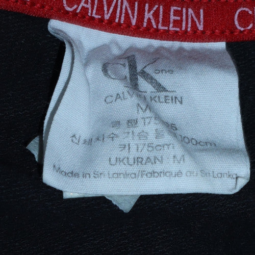 Mens UK Size M Calvin Klein Black Pullover Sweatshirt