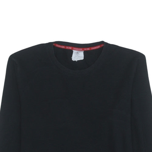 Mens UK Size M Calvin Klein Black Pullover Sweatshirt