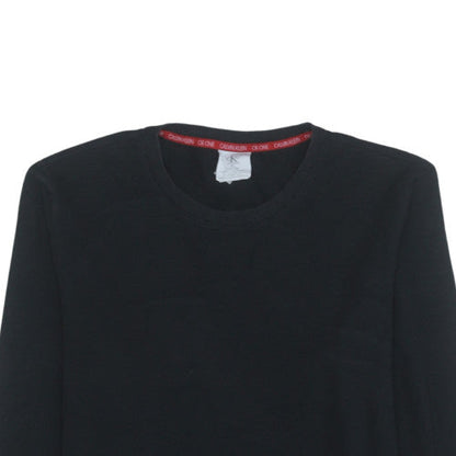 Mens UK Size M Calvin Klein Black Pullover Sweatshirt