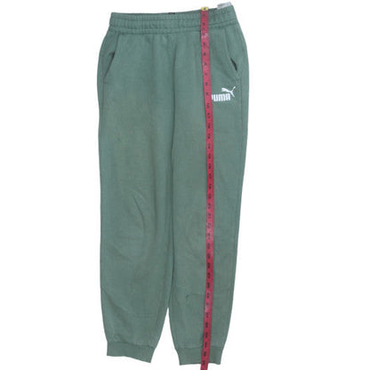 Teenss UK Size 13-14Y PUMA Regular Fit Jogger Green Trousers