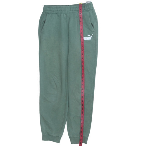 Teenss UK Size 13-14Y PUMA Regular Fit Jogger Green Trousers
