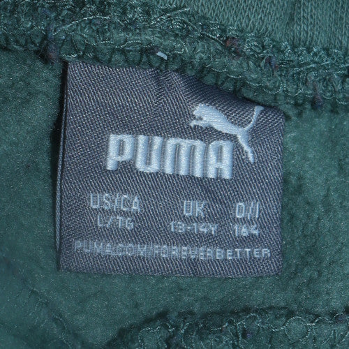 Teenss UK Size 13-14Y PUMA Regular Fit Jogger Green Trousers