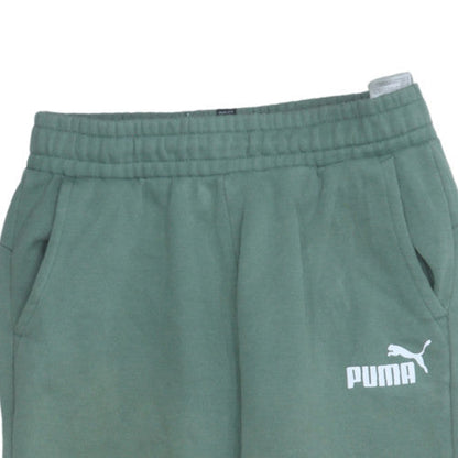 Teenss UK Size 13-14Y PUMA Regular Fit Jogger Green Trousers