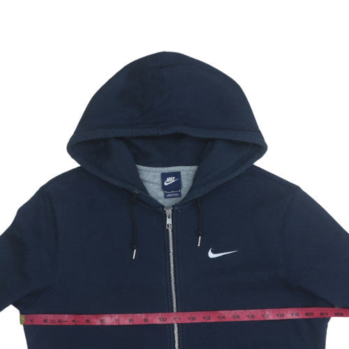Mens UK Size M Nike Blue Full Zip Hoodie