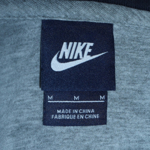 Mens UK Size M Nike Blue Full Zip Hoodie