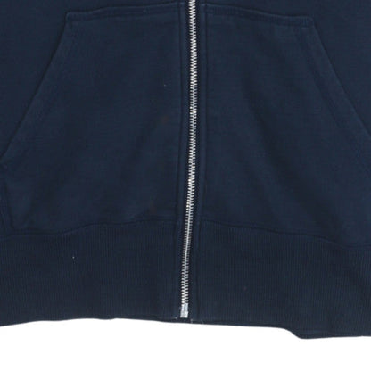 Mens UK Size M Nike Blue Full Zip Hoodie