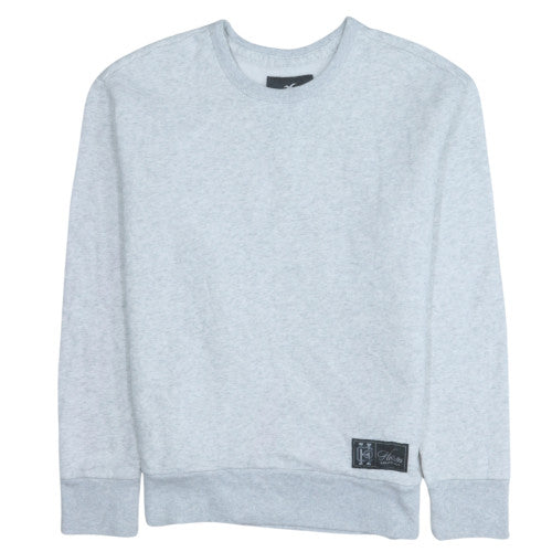 Mens UK Size XS Hollister Grey Pullover Sweatshirt