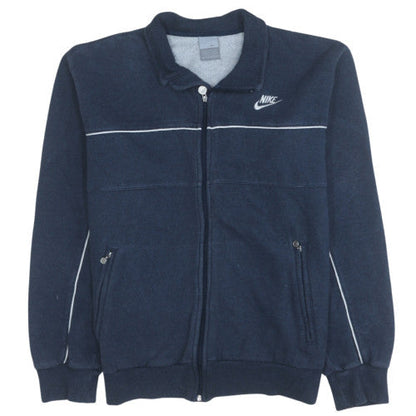 Mens UK Size M Nike Blue Full Zip Sweatshirt