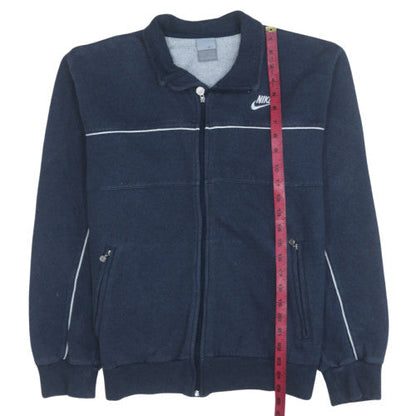 Mens UK Size M Nike Blue Full Zip Sweatshirt