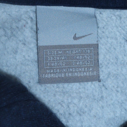 Mens UK Size M Nike Blue Full Zip Sweatshirt