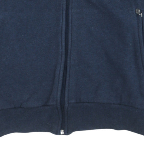 Mens UK Size M Nike Blue Full Zip Sweatshirt