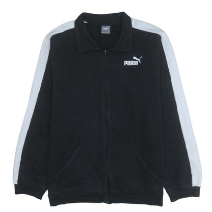 Mens UK Size L PUMA Black Full Zip Sweatshirt
