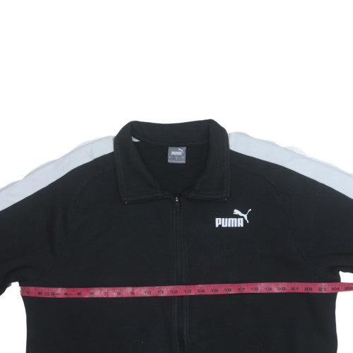 Mens UK Size L PUMA Black Full Zip Sweatshirt