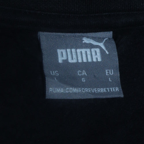 Mens UK Size L PUMA Black Full Zip Sweatshirt