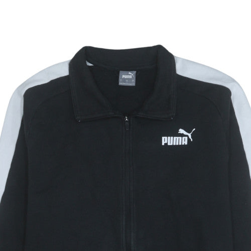 Mens UK Size L PUMA Black Full Zip Sweatshirt