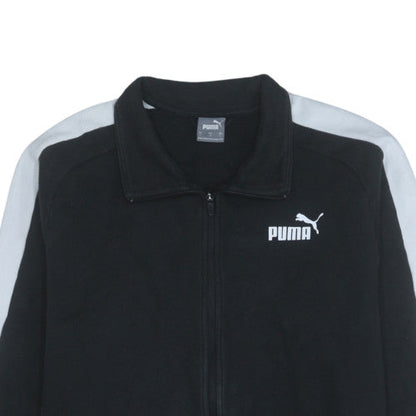 Mens UK Size L PUMA Black Full Zip Sweatshirt