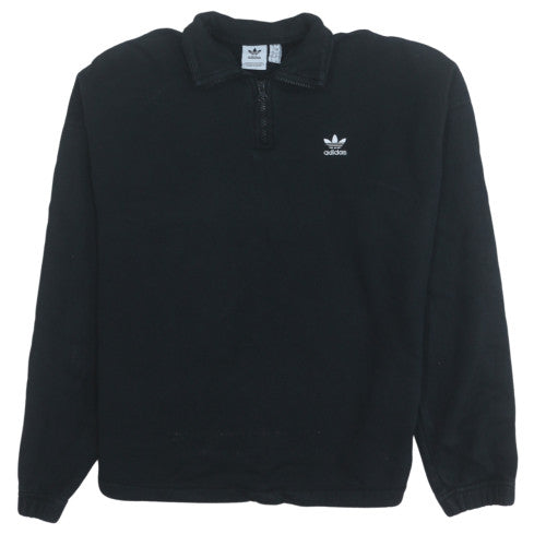 Womens UK Size 12 adidas Black Pullover Sweatshirt