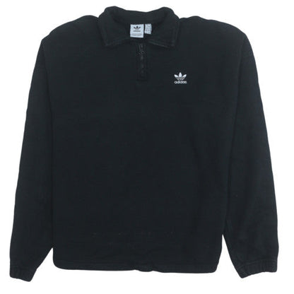 Womens UK Size 12 adidas Black Pullover Sweatshirt