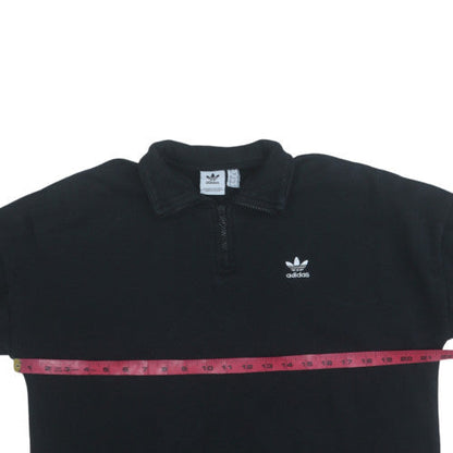 Womens UK Size 12 adidas Black Pullover Sweatshirt