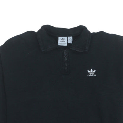 Womens UK Size 12 adidas Black Pullover Sweatshirt