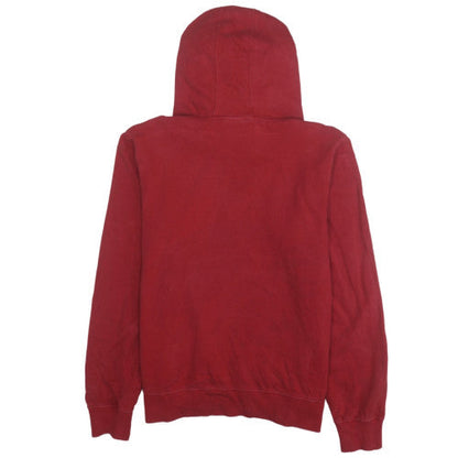 Mens UK Size M Champion Red Pullover Hoodie