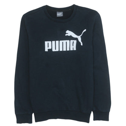 Mens UK Size S PUMA Black Pullover Sweatshirt