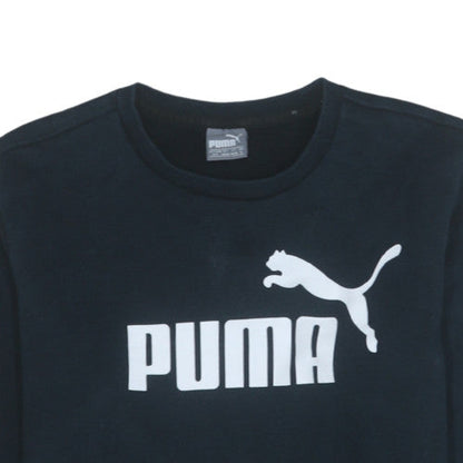 Mens UK Size S PUMA Black Pullover Sweatshirt