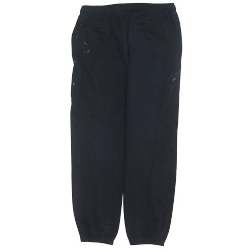 Mens UK Size L Champion Regular Fit Sweatpants Black Trousers