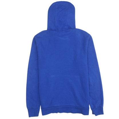 Adidas Boys Blue Pullover Hoodie 164cm Age 13 Logo Cotton Sweatshirt