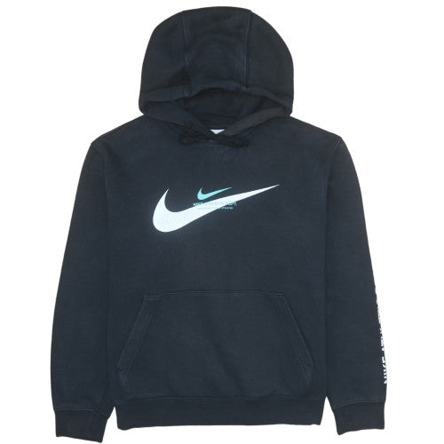 Mens UK Size L Nike Black Pullover Hoodie