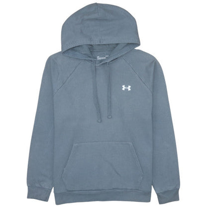 Mens UK Size L Under armour Blue Pullover Hoodie