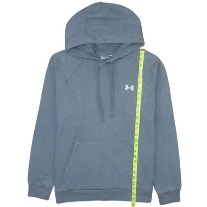 Mens UK Size L Under armour Blue Pullover Hoodie
