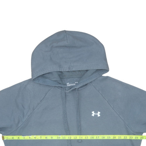 Mens UK Size L Under armour Blue Pullover Hoodie