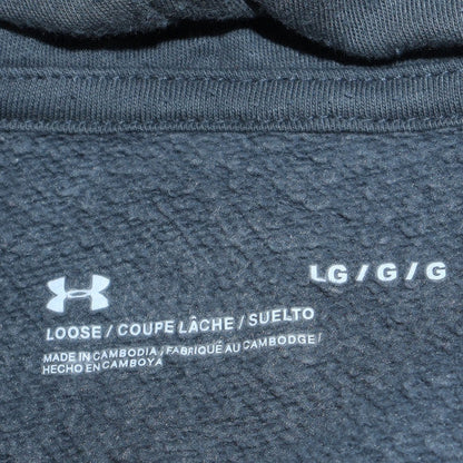 Mens UK Size L Under armour Blue Pullover Hoodie
