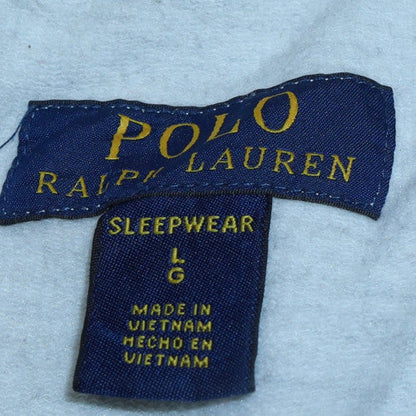 Mens UK Size L Polo Ralph Lauren White Pullover Hoodie