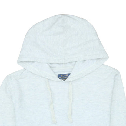 Mens UK Size L Polo Ralph Lauren White Pullover Hoodie